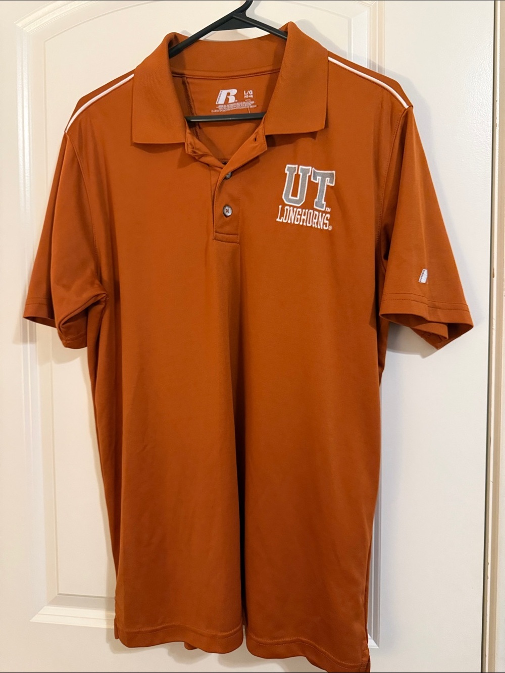 Russell Athletic Men’s UT Longhorns Orange Polo